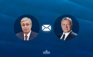Президент Казахстана поздравил короля Иордании в телеграмме