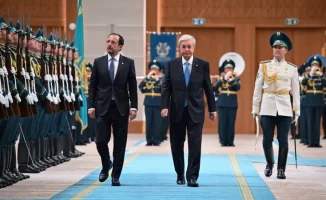 Официальная встреча Токаева и президента Кипра в Астане
